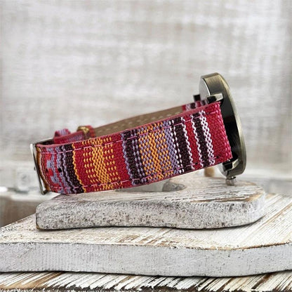 Vintage Regenboog Dameshorloge met Gevlochten Band - Elegant Accessoire
