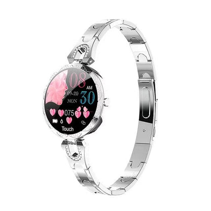 PolsVital Dames Smartwatch – Waterdicht, Gezondheids- en Fitnessmonitor in Stijlvol Design