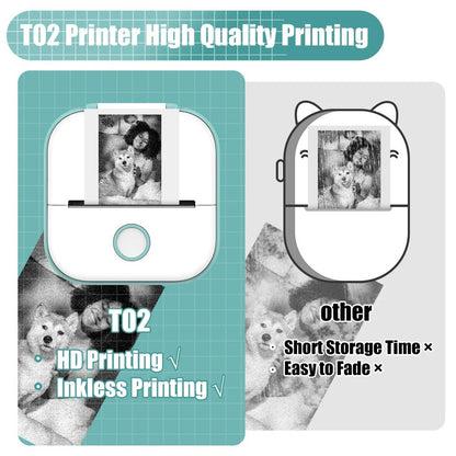 PocketPrint Mini – Draagbare Thermische Fotoprinter Zonder Inkt
