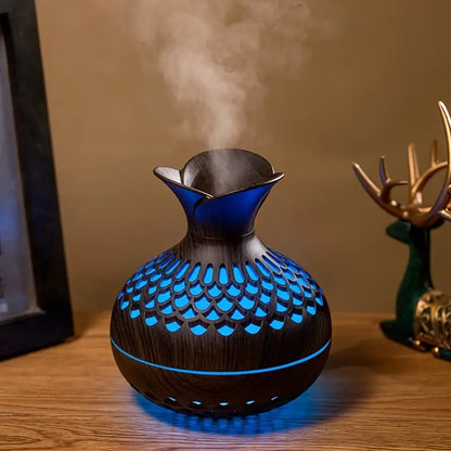 Bloem Aroma Vernevelaar - Moderne Diffuser met Nachtlampje