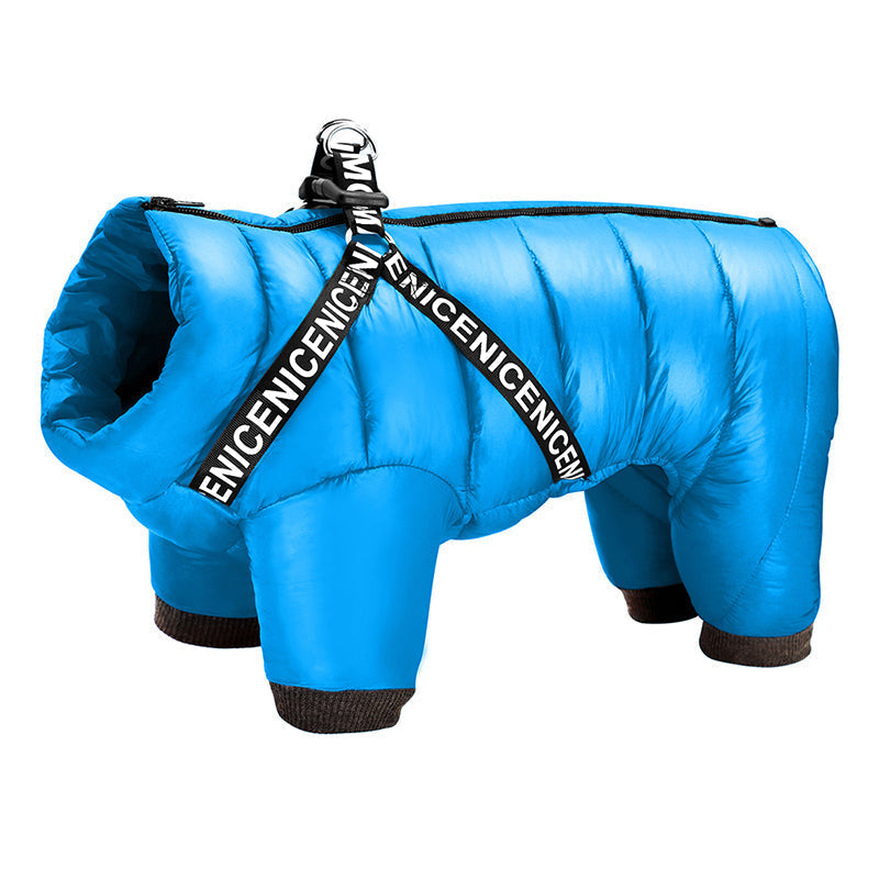 WarmPaw WinterComfort Hondjas – Winddichte Jas met Zachte Isolatie voor Koud Weer