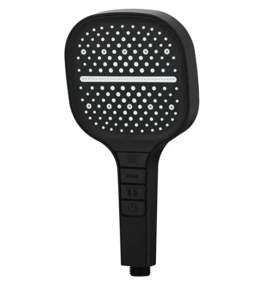 HydraLux 7-standen Douchesproeier – Waterbesparend & Antikalk – Vierkant Chroom