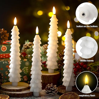 Vlamloze LED Kaarsen met Afstandsbediening – Realistisch 3D-Flikkeren Model LumaGlow