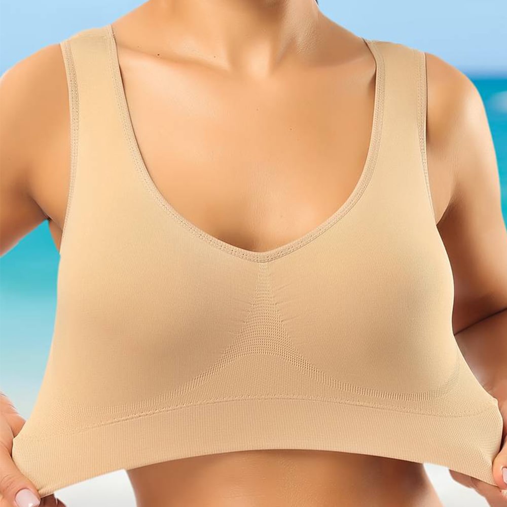 DraagZacht Naadloze Comfort-BH – Set van 5 zonder beugel
