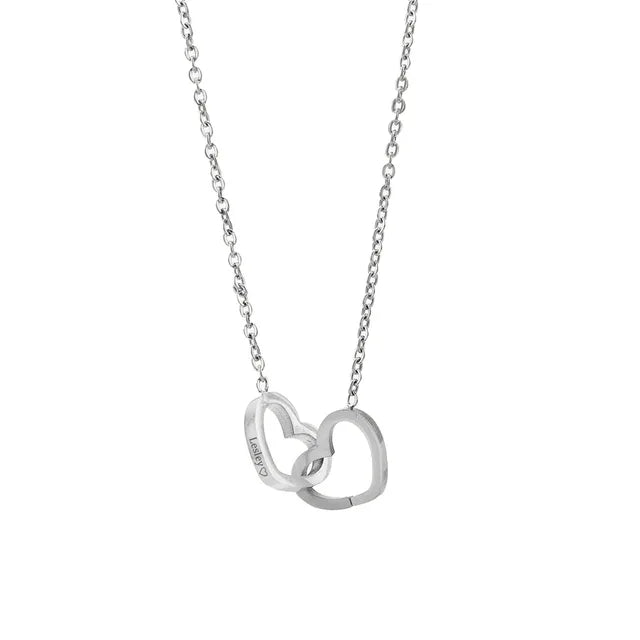 Lunavia Sieradendoos met Eeuwige Roos en Hart Ketting – 14k Witgoud & 18k Goud Afwerking
