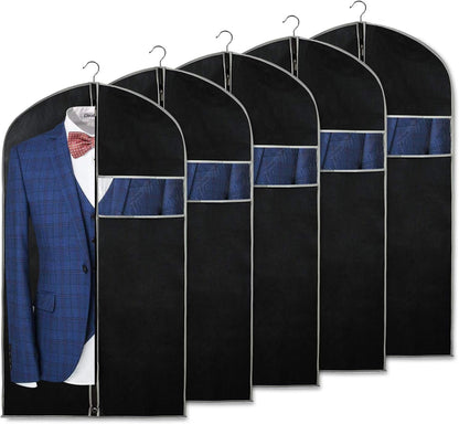 Premium Ademend Garment Storage Covers – 10-Pack met Duidelijk Venster