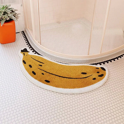 ZestPad Antislip Badmat met Fruitdesign – Comfort en Veiligheid in de Badkamer