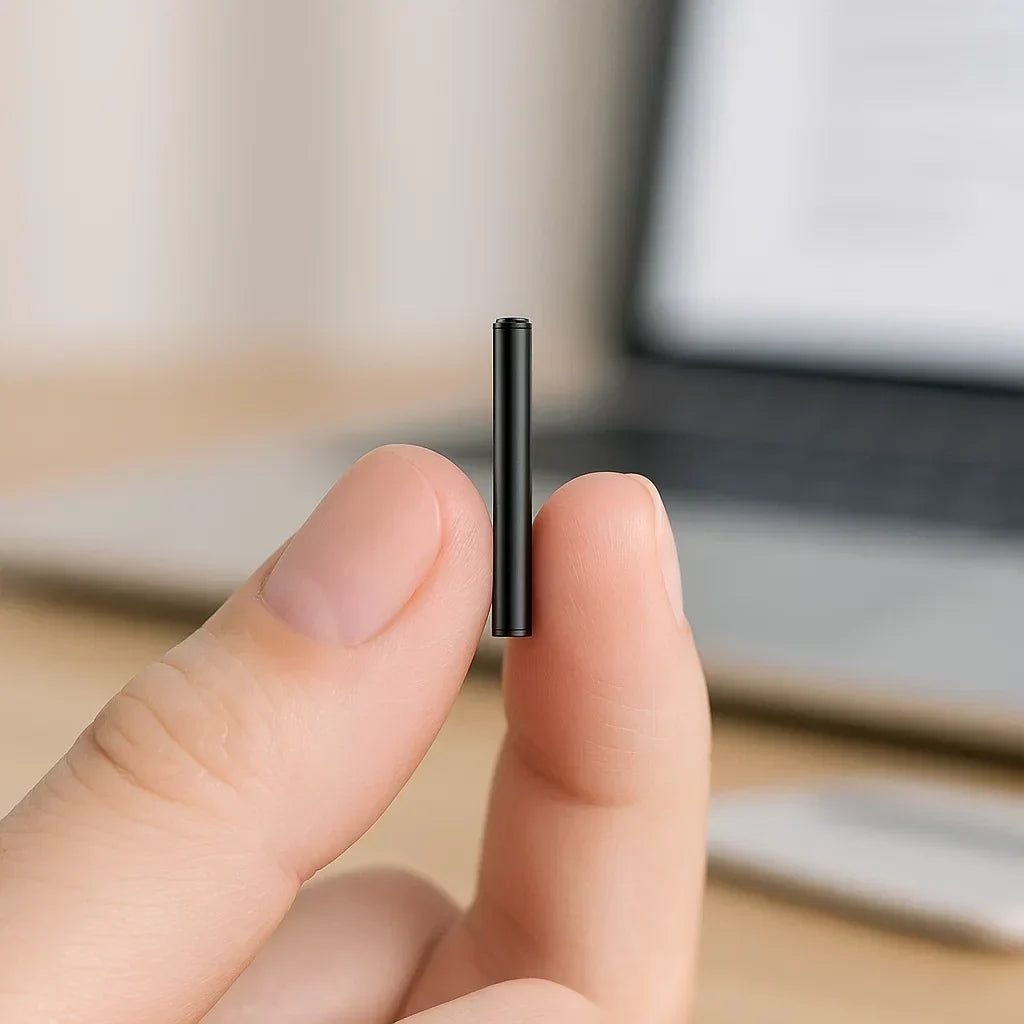 Ultra-dunne digitale voice recorder met spraakactivatie en 16GB opslag