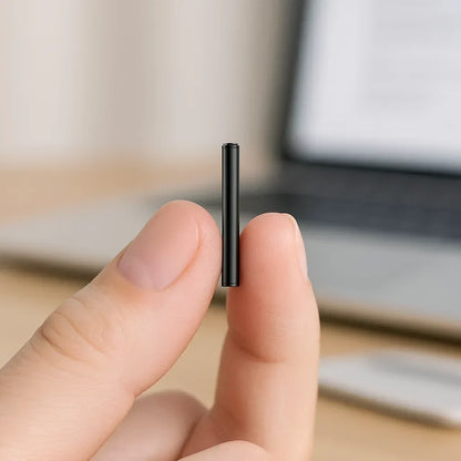 Ultra-dunne digitale voice recorder met spraakactivatie en 16GB opslag