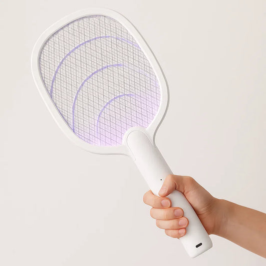 Oplaadbare 2-in-1 Elektrische Vliegenmepper en Insectenverdelger – 2500V Zonder Chemicaliën