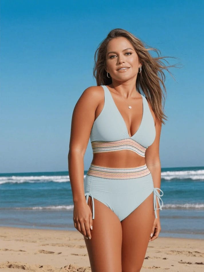 ShapeGlow Dames Bikini Set – Comfortabele High-Waist Bikini met Shaping-effect