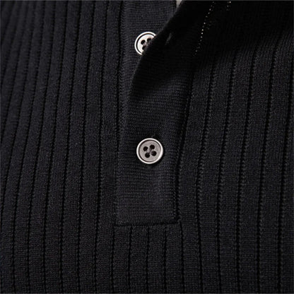 Getailleerde Heren Trui met Knoopsluiting - Comfortabel Dagelijks Wear