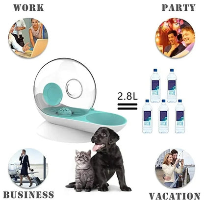 AquaPoes Fontein – Automatische Drinkfontein voor Katten en Honden met RVS Reservoir