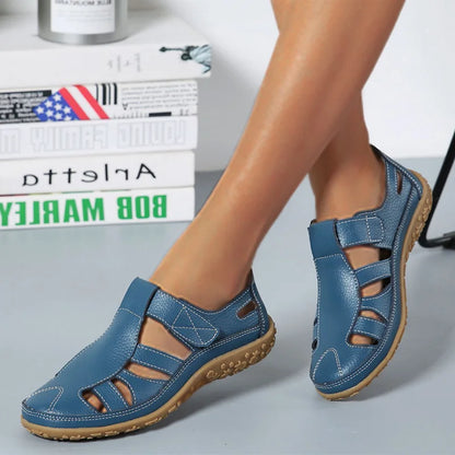 Comfortiva – Veterloze Platte Schoenen met Antislipzool