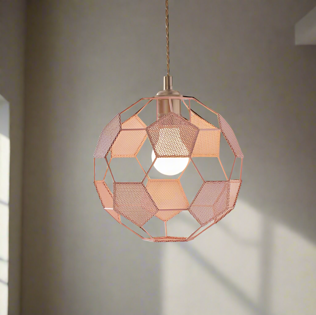 VoetbalGoal Hanglamp – Speelse Verlichting in Voetbaldesign voor Kinderen