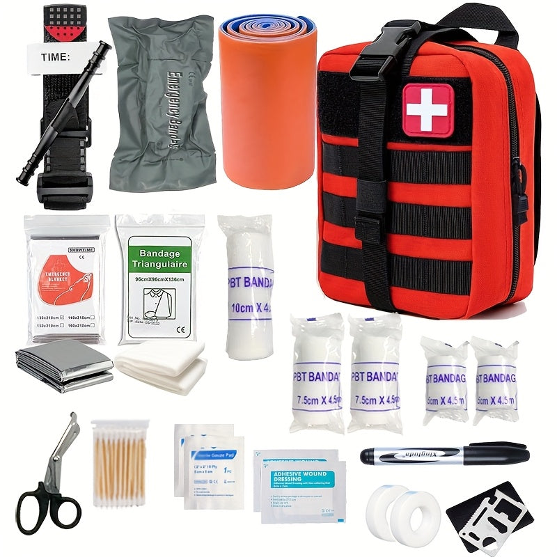 TravelAid EHBO Kit – Compacte Eerste Hulp Set voor Reizen & Outdoor