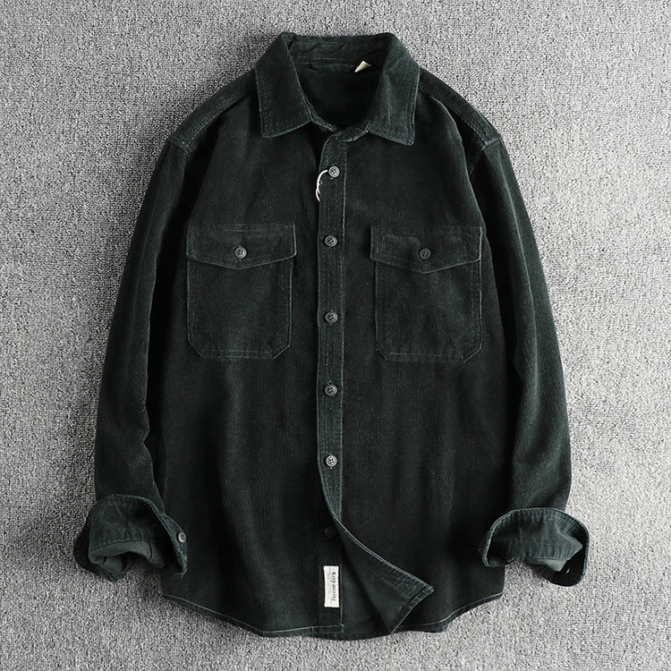 RetroRib Corduroy Shirt van katoen met losse pasvorm