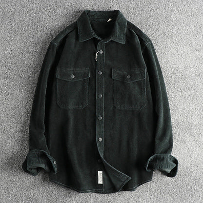RetroRib Corduroy Shirt van katoen met losse pasvorm