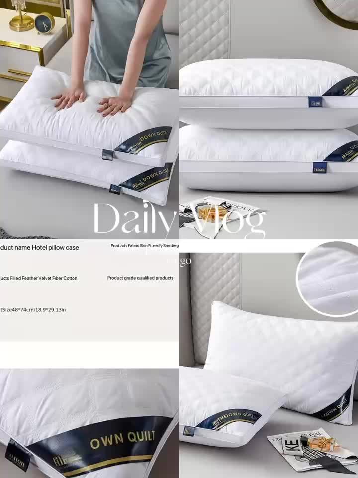 Comfort Set voor Slaap - 2 Hypoallergene 3D Kussens voor een Hotelkwaliteit Slaap