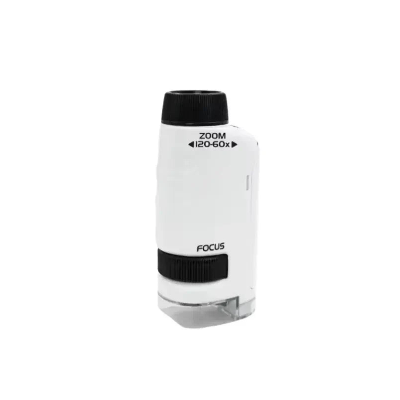 OntdekZoom Zakmicroscoop voor Kinderen met 60-120x Vergroting