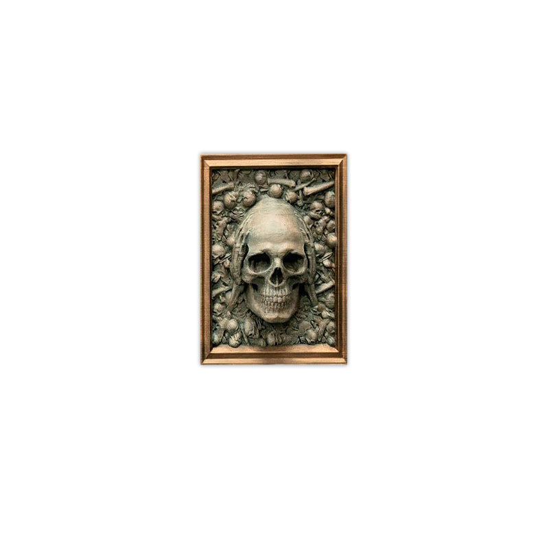 Drie Wijze Schedels Wanddecoratie - Gotische Fotolijst Hanger