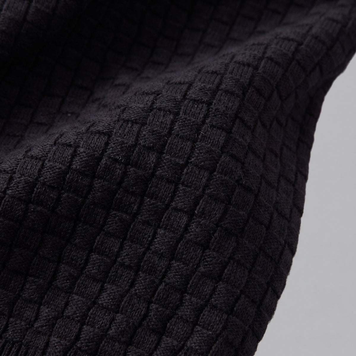 Gestructureerd Basketweave Herenshirt - Ronde Hals Zomer