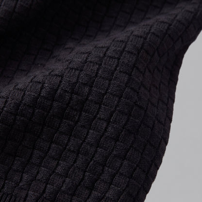 Gestructureerd Basketweave Herenshirt - Ronde Hals Zomer