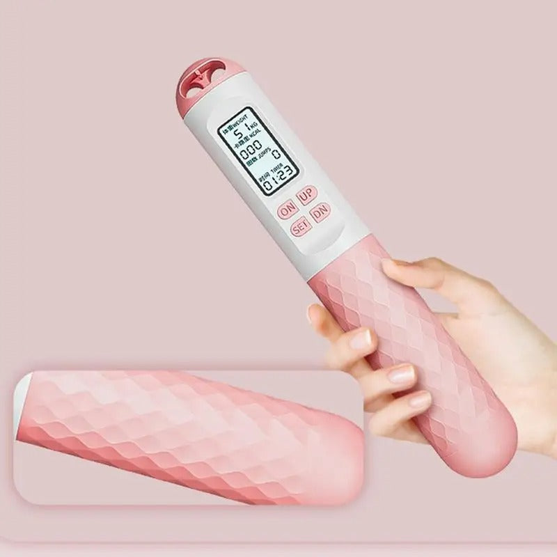 Draadloos Springtouw met Teller – Gewogen Handvatten voor Thuis Cardio Workouts