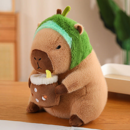 Pluche Knuffeldier Capibara Mix | Zacht Knuffelpop in 6 Ontwerpen & 2 Maten