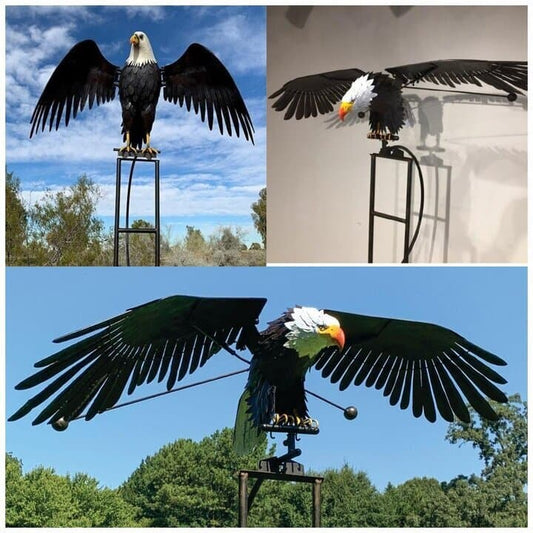 Windspinner voor de Tuin – Metalen Draaidecoratie met Grondpen