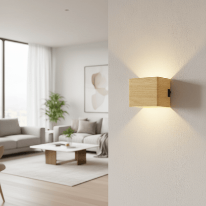 Verstelbare draadloze LED-wandlamp met USB-oplaadbare batterij