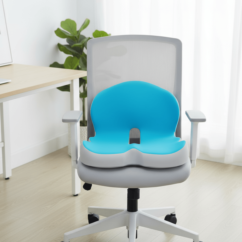 Ergonomisch Geheugenschuim Zitkussen met Antislip Onderzijde