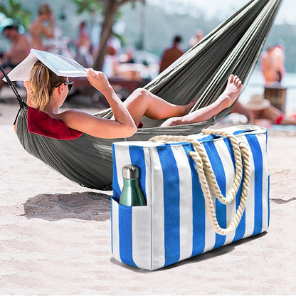 Oversized Waterdichte Strandtas met Zandbestendige Binnenkant