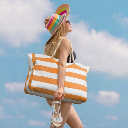 Oversized Waterdichte Strandtas met Zandbestendige Binnenkant