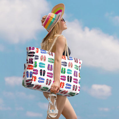 Oversized Waterdichte Strandtas met Zandbestendige Binnenkant