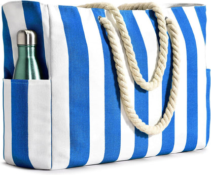 Oversized Waterdichte Strandtas met Zandbestendige Binnenkant