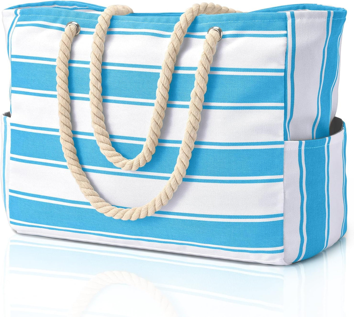 Oversized Waterdichte Strandtas met Zandbestendige Binnenkant