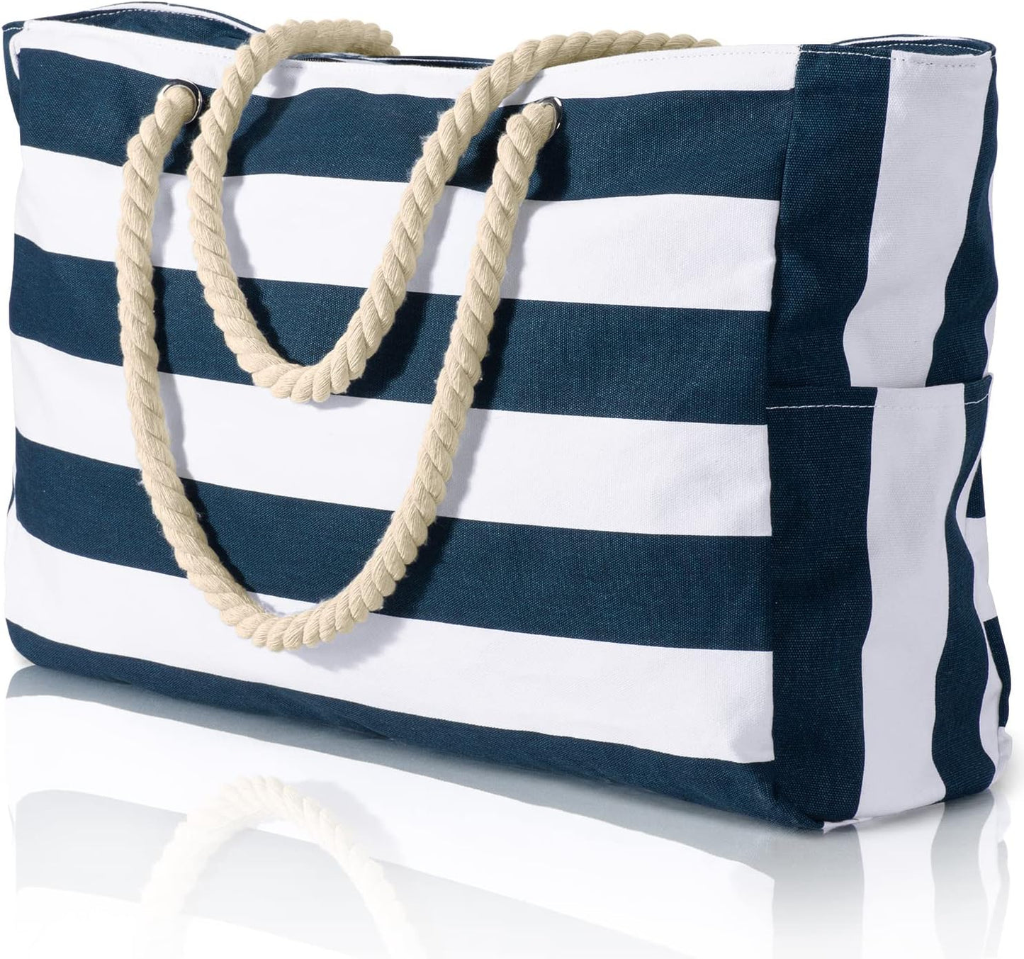 Oversized Waterdichte Strandtas met Zandbestendige Binnenkant