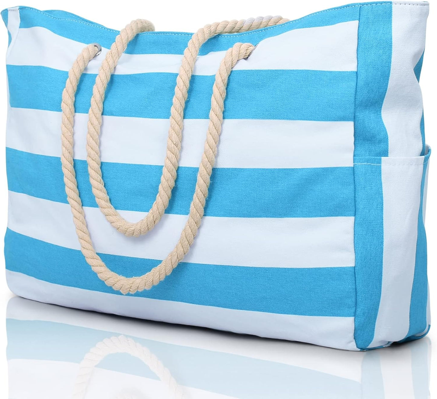 Oversized Waterdichte Strandtas met Zandbestendige Binnenkant