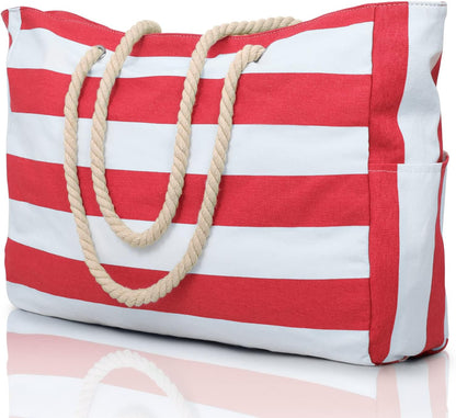 Oversized Waterdichte Strandtas met Zandbestendige Binnenkant