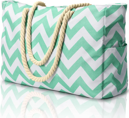 Oversized Waterdichte Strandtas met Zandbestendige Binnenkant
