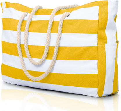 Oversized Waterdichte Strandtas met Zandbestendige Binnenkant