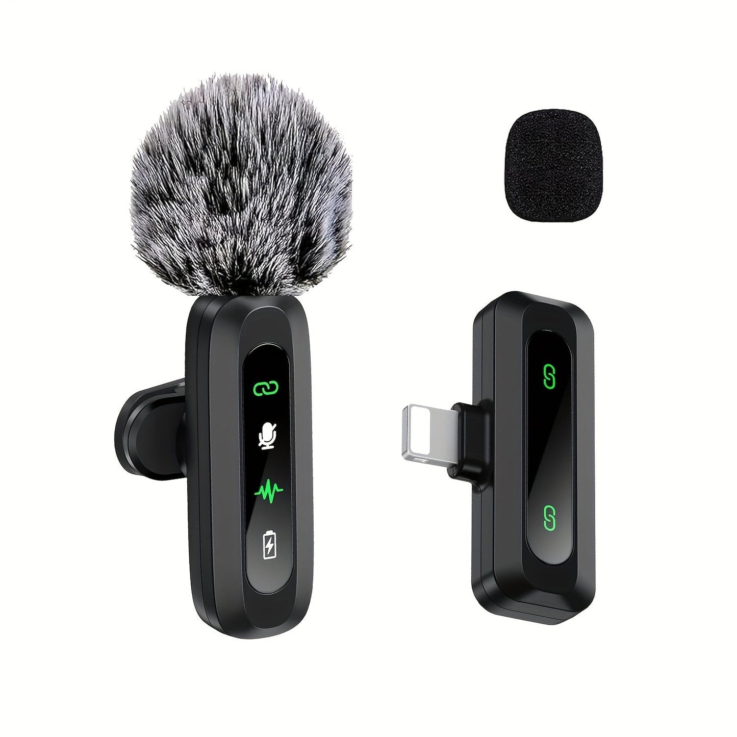 SoundSnap Draadloze Clipmicrofoon – USB-C Microfoon voor Smartphone en Tablet