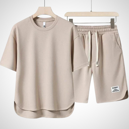 RelaxWear Heren Zomerset met Oversized T-shirt en Comfortshort