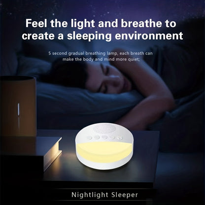 DreamWave White Noise Machine – Rustgevende Geluidstherapie met Timer