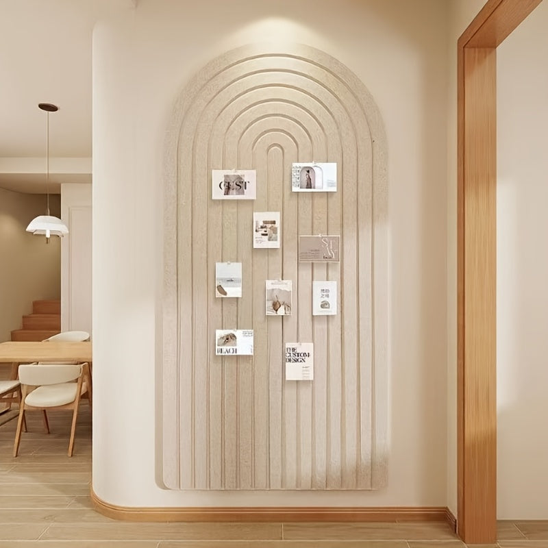 Gebogen Vilten Prikbord – Grote Zelfklevende Wanddecoratie van Polyester Vilt