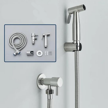 Luxe Bidet-Handdouche met Roestvrij Staal - Hygiënisch en Duurzaam