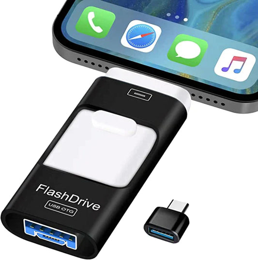 DataFlex 4-in-1 Geheugenstick – USB Opslag voor Telefoon, Tablet en PC