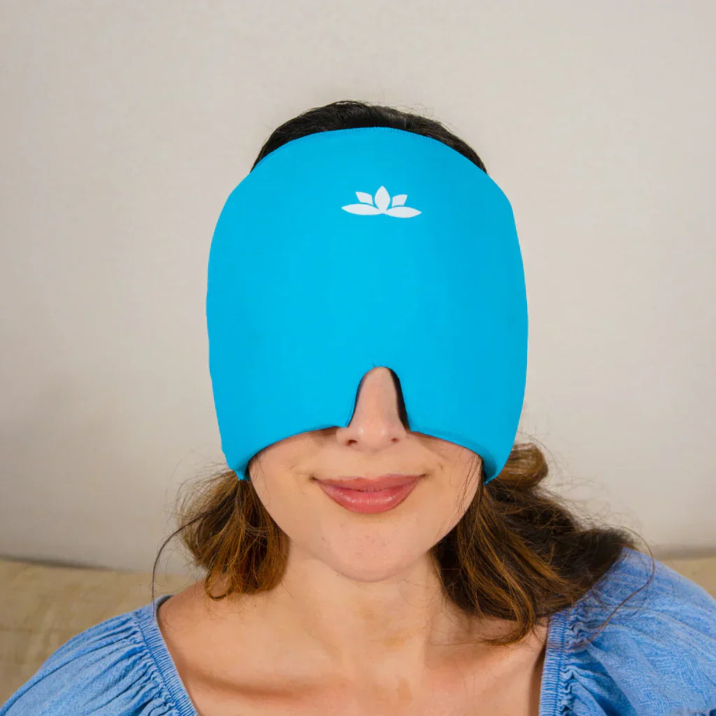 HoofdRelax Warm-Koud Therapie Masker – Verlicht Migraine & Hoofdpijn Direct