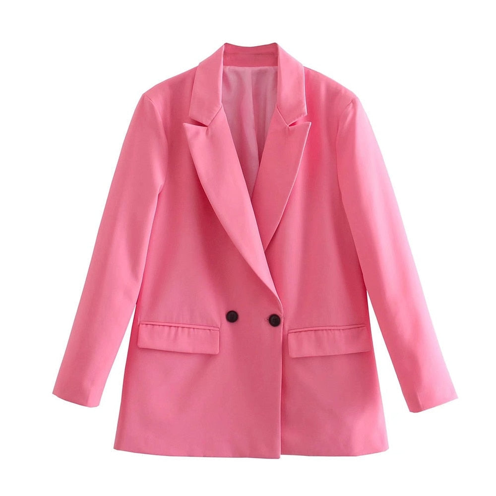 Klassieke Damesblazers met Dubbele Knopen en Regular Fit